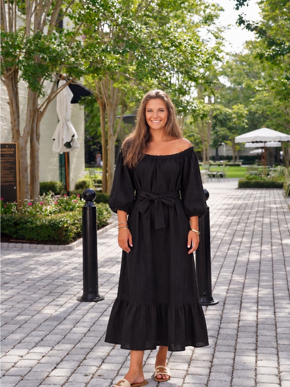 Madison Mathews Cosette Black Maxi Dress – NWT – Free Size